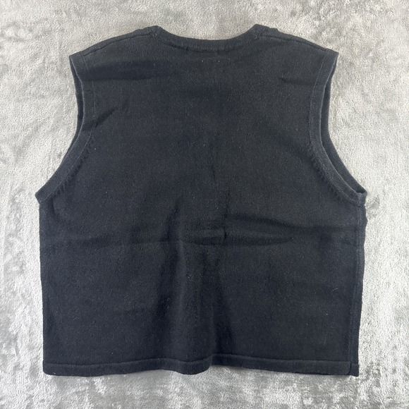 Vintage Karen Scott Vest Women's XL Halloween Witch Spooky Bat Moon Owl Cute - Picture 8 of 16